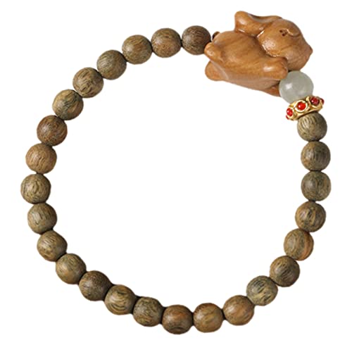 Bracelet perlé bijoux de poignet pour couples et amis avec motif de lapin mignon créatif