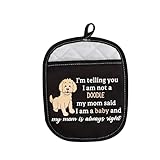 Goldendoodle Gift Doodle Mom Gift Doodle Pot Holder I Am Not a Doodle I Am a Baby Dog Oven Mitt Dood