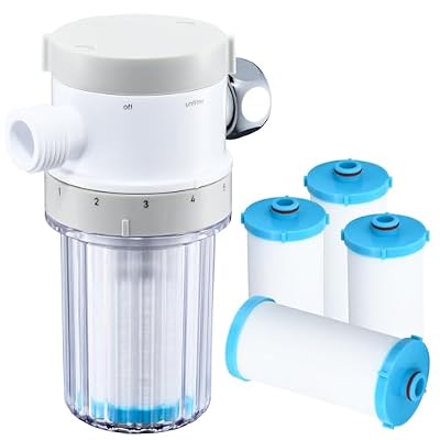 Beati Faucet Shower Head Filter for Hard Water - 5 Replacement Cartridges -20 Stage - Water Softener to Reduce Chlorine and Fluoride,BTHF-05