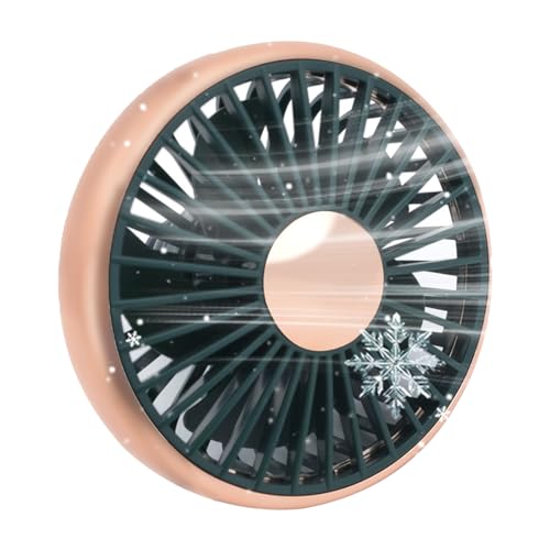 Hogvinnatil Ventilador de USB, ventilador de autos - Enfriador portátil para la salida de aire del automóvil | Con luz, 3 velocidades ajustables, accesorios interiores de automóviles para clima cálido