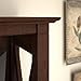 Bush Furniture Key West Tall 5 Shelf Bookcase in Bing Cherry