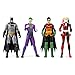 Lot de 4 figurines Batman 30 cm comprenant Batman, Robin, Copperhead et Talon