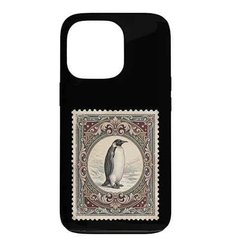 Vintage Penguin Antarctic Wildlife �X�}�z�P�[�X iPhone 13 Pro �p