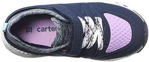 carter's Girls' Unit Sneaker, Navy, 4 M US Toddler | Image 4