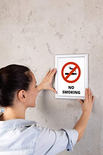 Bnv Aluminum Front Load Snap Poster/Picture Certificate Frame, Red, 8.5X11 Inches, 1.25'' Profile, Wall Mounting, Portrait And Landscape Mode, Easy Installation, Anti-Glare, Pvc Cover, Lightweight #TOP3