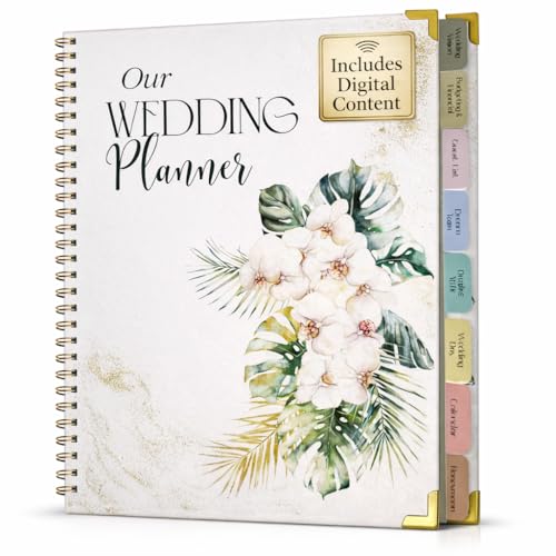 Wedding Planner Book and Organizer for Bride and Groom -...