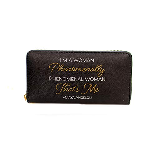 African American Expressions - Wallet (Phenomenal Woman Maya Angelou)