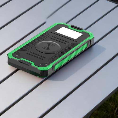 Cargador solar power bank 10000mAh con linterna LED para viaje y pesca 3