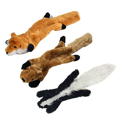 Meiping 3点セット 犬おもちゃ音が出る 噛む玩具犬用音が出る ぬいぐるみ製 インタラクティブトレーニング ぬいぐるみ 耐久性 (6#)