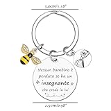 Zoom IMG-1 luodan regalo portachiavi maestra fine Zoom IMG-1 luodan regalo portachiavi maestra fine