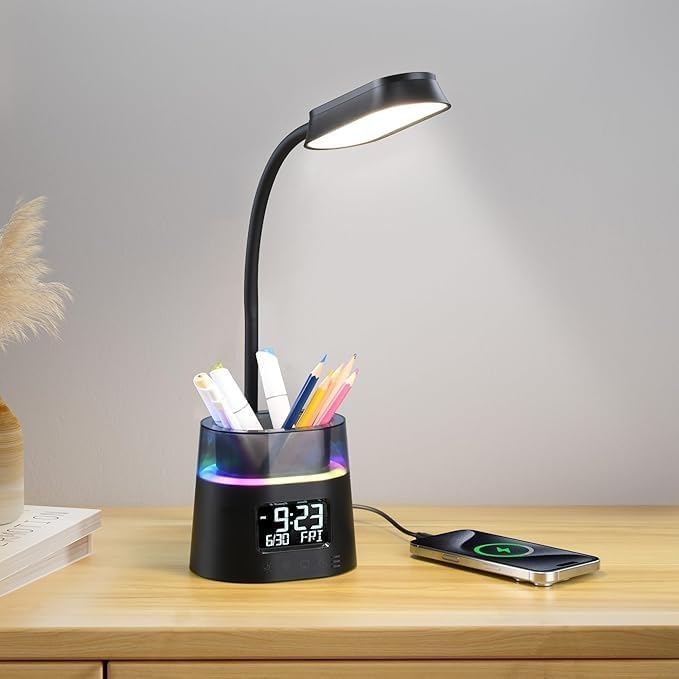 Led Desk Lamp with Pen Holder for Boy