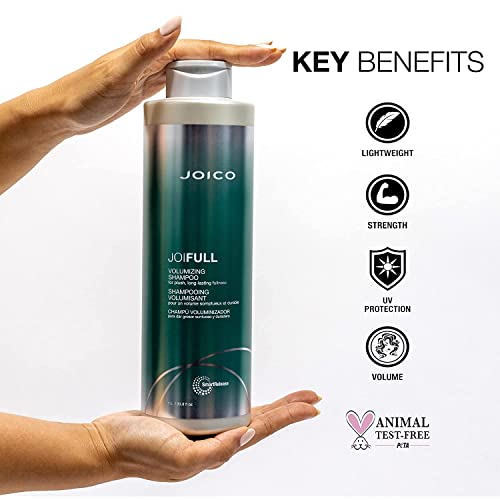 Joico Joifull Volumizing Shampoo & Conditioner Set | Plush & Long-Lasting Fullness | Boost Shine | For Fine / Thin Hair #TOP3