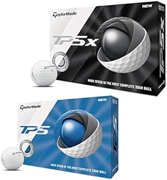Amazon 最新 19 テーラーメイド Tp5 Tp5x ゴルフボール 1ダース 12球入り Us仕様 並行輸入品 テーラーメイド Taylormade ゴルフボール