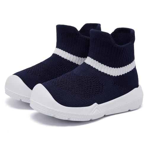 Image of MORENDL Toddler Sock Shoes Baby Walking Shoes Infant Slippers Boys & Girls Non-Slip Sneakers