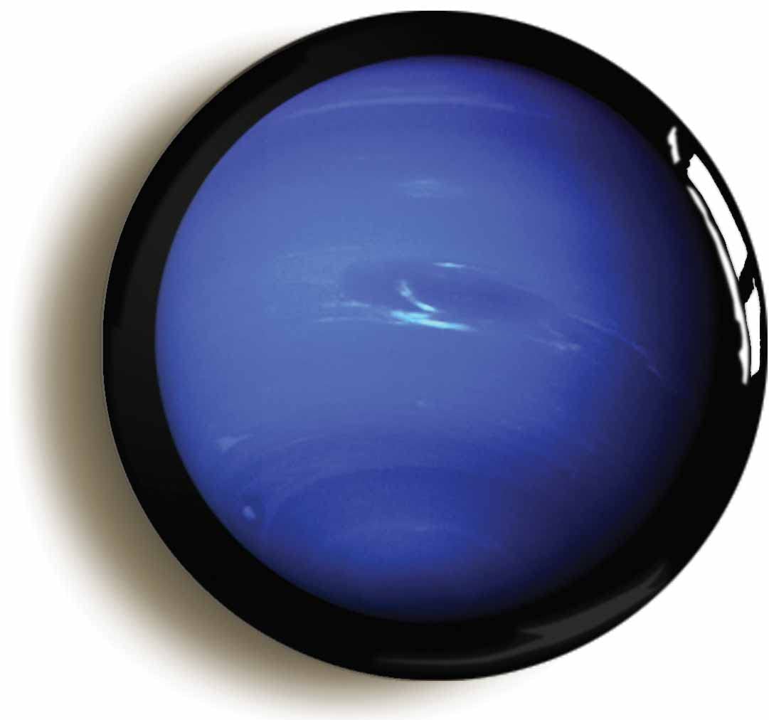 Planet Neptune Fridge Magnet (Circular 2inch / 50mm Diameter)