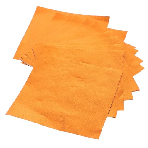 DOITOOL Papel para Envolver Bocadillos y Dulces 300 Hojas Naranja Textura de Cáscara de Naranja Papel de Obsequio DIY para Galletas y Turrón Adecuado para Cocina Fiestas y Decoración