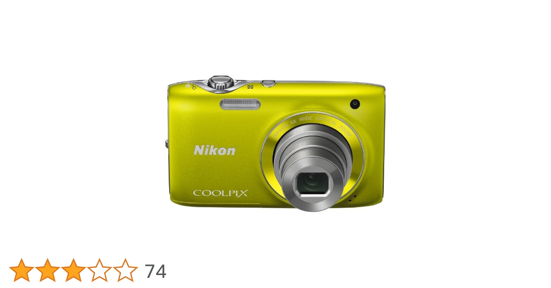 Amazon | NikonデジタルカメラCOOLPIX S3100 シトラスイエロー