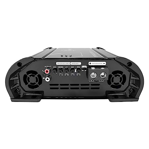 Image of Timpano Mono 3000 Watts Subwoofer Car Audio Amplifier TPT-BASS3000 1 Ohm - 12 Volts 3K Monoblock Class D Car Amp, Built-in Crossover & Bass Boost with Smart Fans