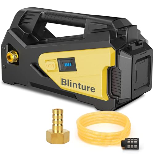 Battery Operated Transfer Pump Compatible with DeWalt 20V, 2Ah-9Ah Large Battery, Potable Cordless Water Pump, Self-Priming Power Water Pumps, 300GPH 48FT for Boat/RV/Tank(Not include Battery)