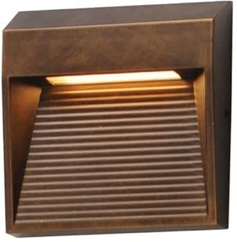 ET2 Lighting E41552-ANB Steppes - 10W 1 LED Outdoor Wall Mount-4.75 Inches Tall and 4.75 Inches Wide, Finish Color: Antique Bronze