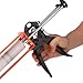 DAFEIKE 400ml Epoxy Gun Dual Component Caulking Gun Manual Double Cartridge Caulk Gun Panel Bond Adhesive Applicator for 13.5 fl oz Mix Ratio 1:1 and 2:1, Orange