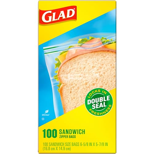 Glad 60062 Zipper Food Storage Sandwich Bags thumb #7