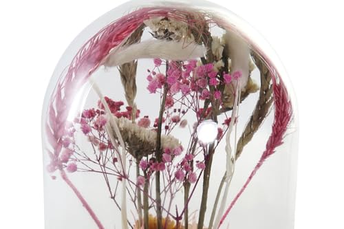 Fleurs séchées sous cloche idée cadeau pendaison crémaillère