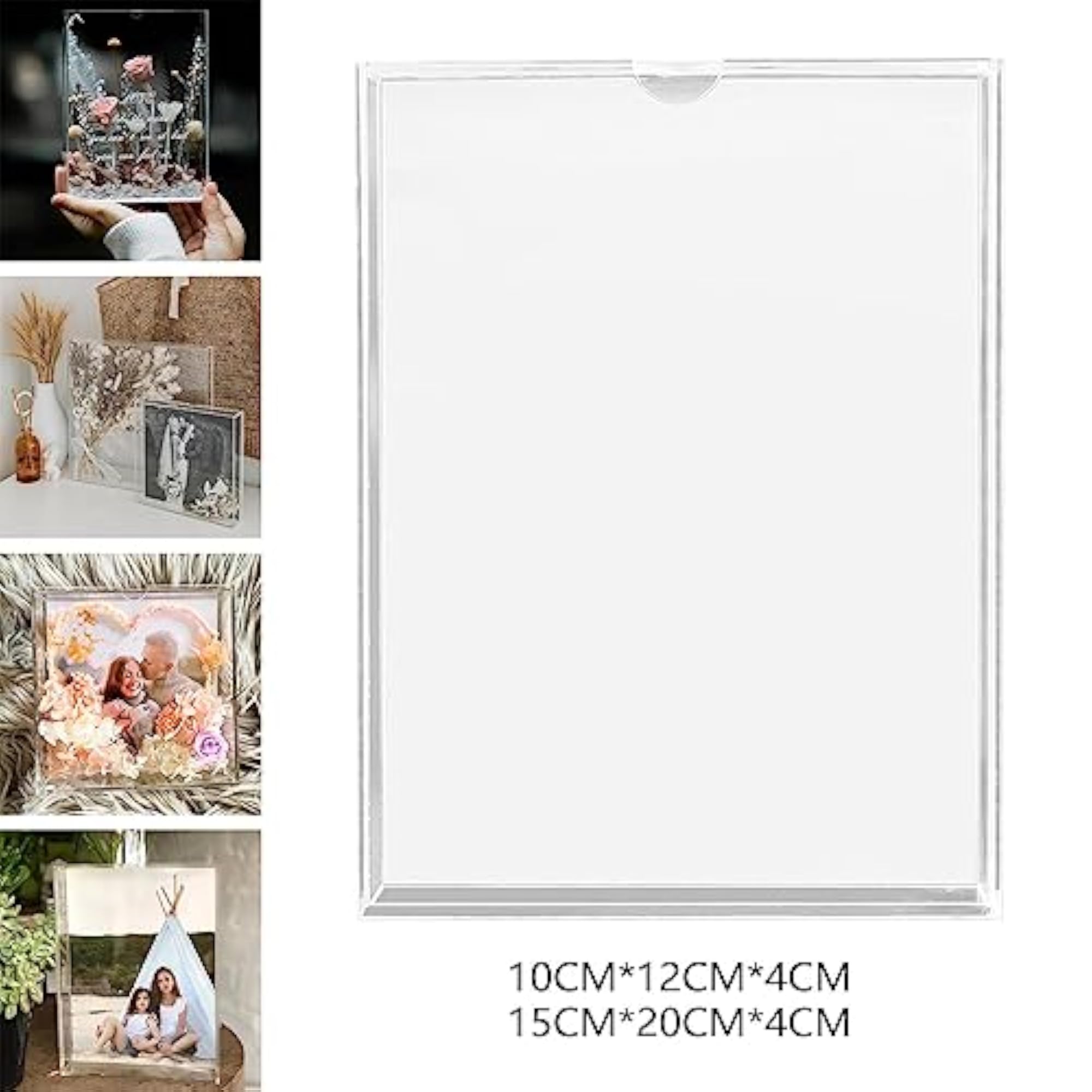Acrylic Shadow Box for Dried Flower Display