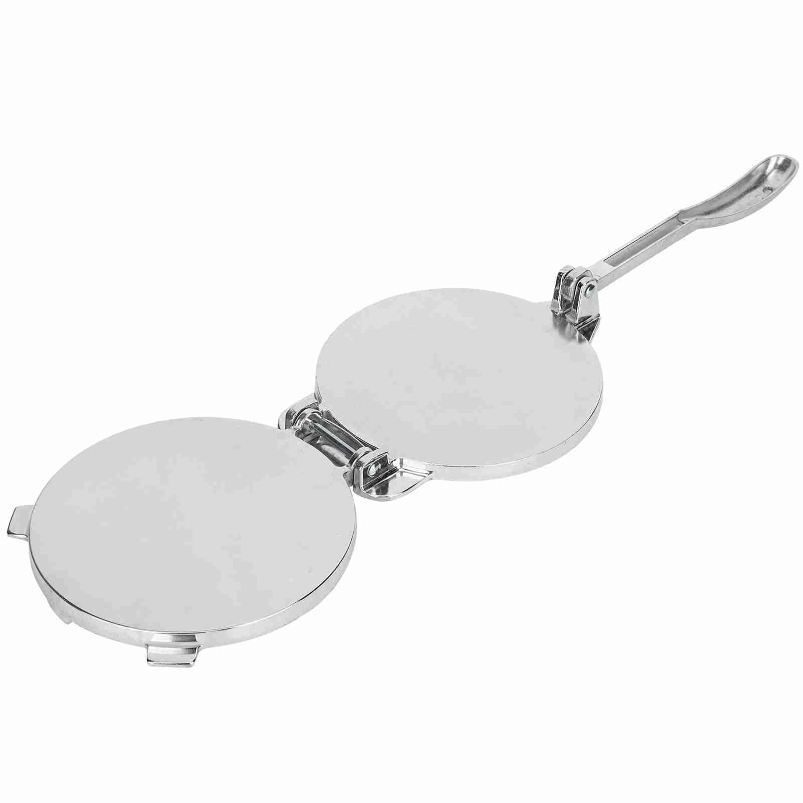 Jeanoko Tortilla Press Maker Foldable Homemade Tortilla Maker Press Tool Sturdy Aluminum Alloy for Kitchen Utensils and Bakeware for Family Picnics for Homemade Tortillas Empanadas
