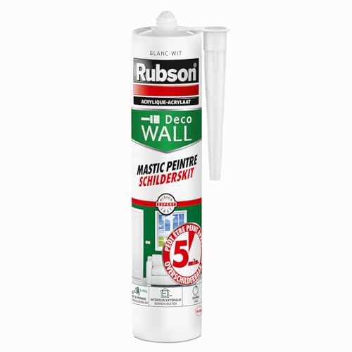 Rubson Schilderskit 5min, overschilderbare acrylaatkit, 1x280ml