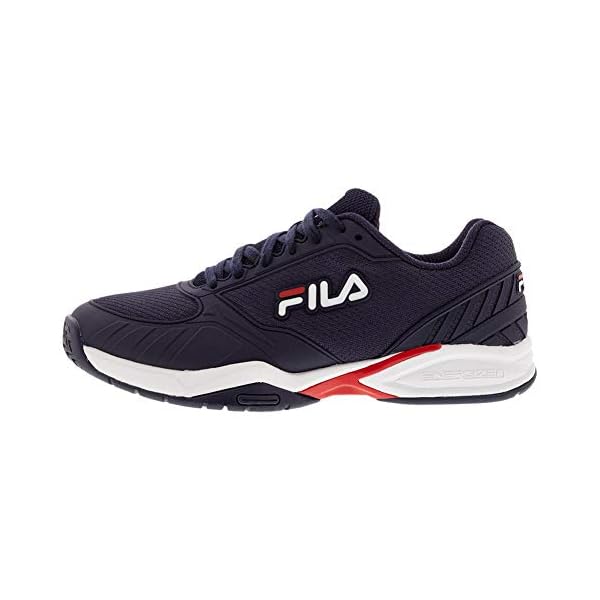 Fila Men's Volley Zone, Color: Fnvy/Fred/Wht, Size: 8 (1PM00594-422-8) - Image 4