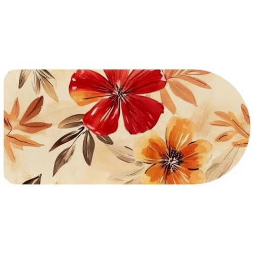 Tapis de souris de jeu 74 x 35 cm avec base en caoutchouc et finitions d'art abstrait