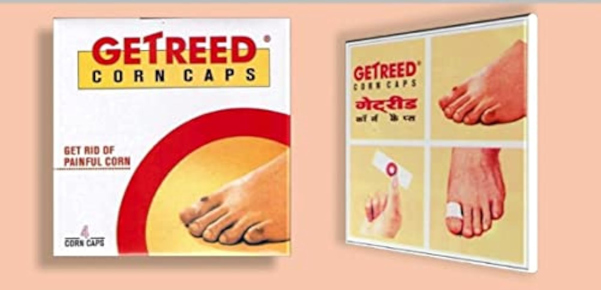 Valentine Remedies Getreed Corn Caps, Pack of 10
