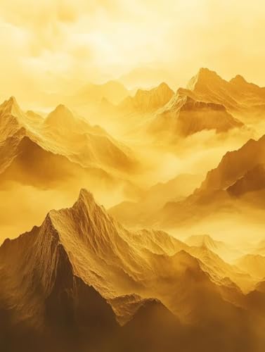 Loisir créatif et activité manuelle : créez votre tableau paysage de montagne en strass