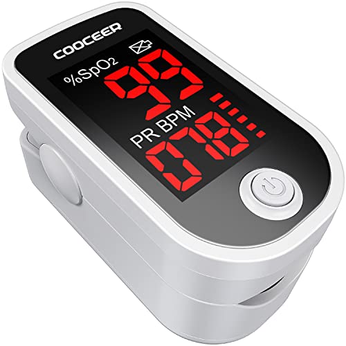 Pulse Oximeter Fingertip for Home Use: FSA Eligible Oxygen Monitor - Enhanced Spo2 Blood Oxygen Monitor with Bold Dual Direction Readings - Wide Applicable o2 pulse oximeter finger for ages 3-80
