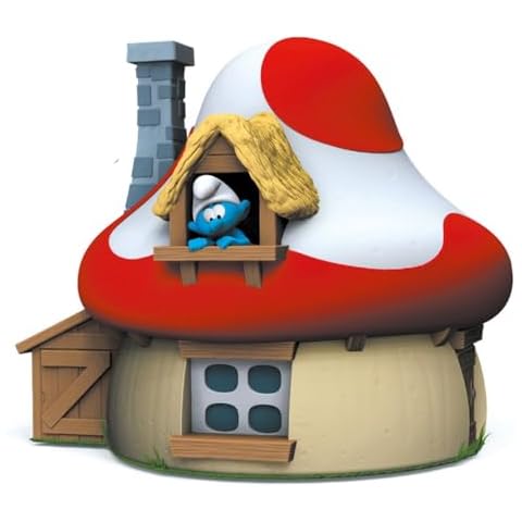 Plastoy - Smurfs Mushroom House Money Box Cover