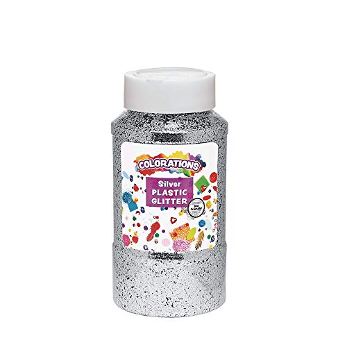 Plástico con purpurina para talleres escolares y decoración navideña 1 Lb