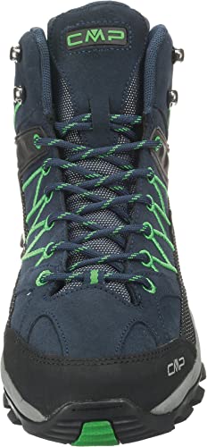 CMP - Rigel Mid Trekking Shoes Wp, B.Blue-Gecko, 43