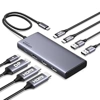 UGREEN – UGREEN Docking Station 2*HDMI & 1*DP 4K@60Hz USB C Hub 10Gbp