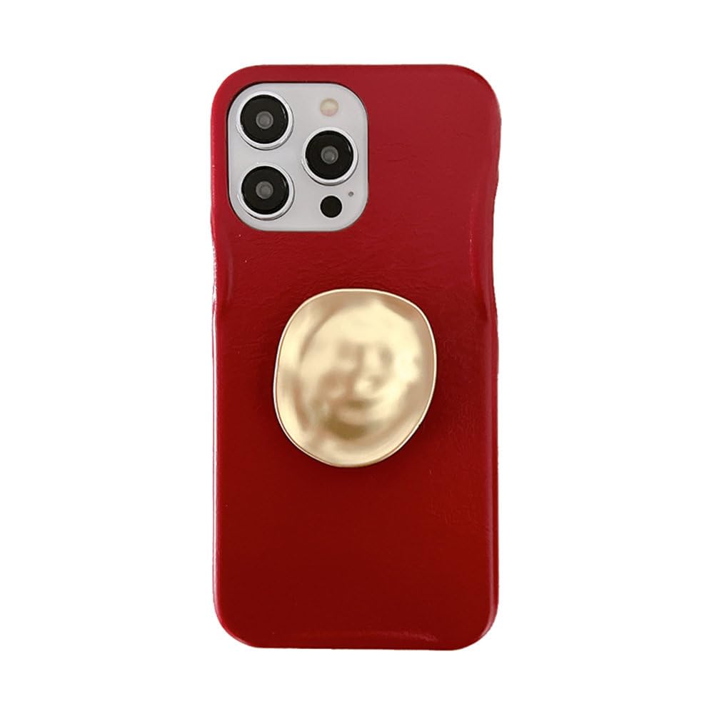 Coque iPhone 12 Pro Max de luxe douce en silicone rouge durable - 5