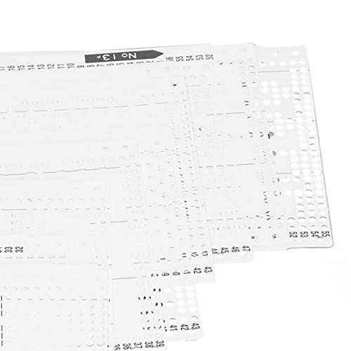 Tarjeta perforada para máquina de tejer de plástico suave duradero Cryfokt KH881 para costura 7