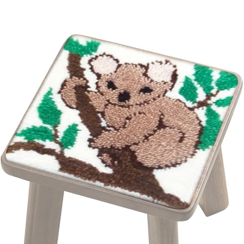 AYUMN - Carpet Hook Kit, Carpet Creation Kit with Tools, Carpet Hook Kit Christmas, Office, Carpet Creation Kit with Printed Canvas, Home Decor