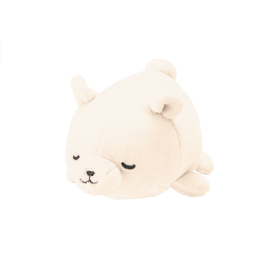 Trousselier - NEMU NEMU Plush - Shiro The Polar Bear - Hug Pillow - Ultra Soft - Size S - 13 cm