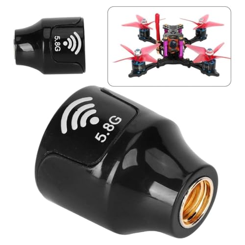 Nicear 5,8-GHz-Antenne, 3-dBi-RHCP-Antenne Mit Hoher Verstärkung Für Renndrohne, RC-Teile, Zubehör, RC-Drohne, FPV-Quadcopter, Schwarz