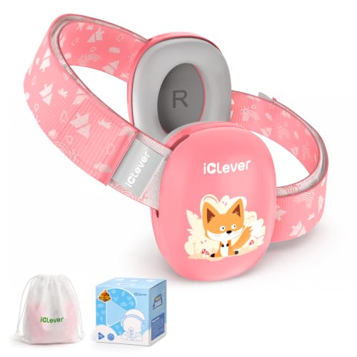 iClever Baby Headphones for Noise Protection for 3-36 Months, NRR 18dB
