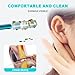 Sticky Ear Cleaning Sticks - Gentle Adhesive Sticky Ear Wax Removal Tool, Reusable Soft Resin Tip Earwax Remover Kit with Portable Storage Case,Professional Ear Care Set (1pc, aldult)