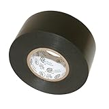 JVCC EL7566-AW Synthetic Rubber Electrical Tape, 1-1/2 in. x 66 ft. (36mm x 20m), Black