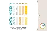 Project Life by Becky Higgins Month Dividers - Seafoam Edition
