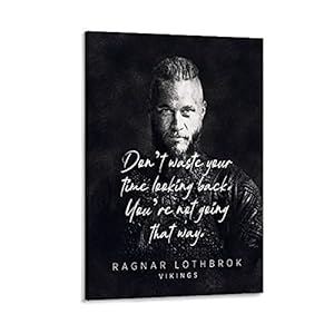 YANTENG Moderne Home Slaapkamer Decoratie Poster Ragnar Lothbrok-Vikings Canvas Art Poster en Wall Art Picture Print…