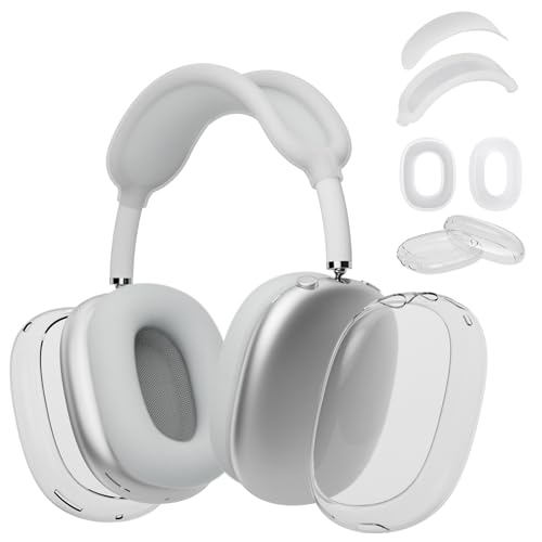 Protège AirPods Max contre les rayures grâce au kit coussinets silicone et arceau transparent